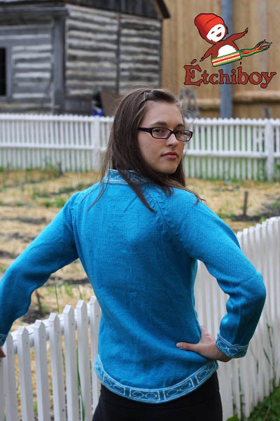 Turquoise Sweater Chandail Turquoise 4