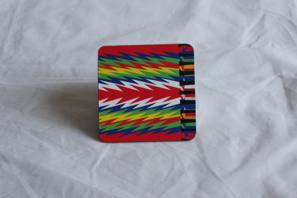 Coaster 6-pack Métis Flags and Sashes Sous-Verres Paquet de 6 Drapeaux Métis et Ceintures Fléchées 4