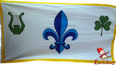 Louis Riel 1870 Provisional Government Flag Drapeau Du Gouvernement Provisoire Full Size 2