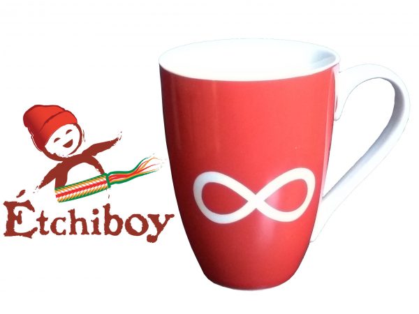 Red Infinity Mug Tasse Infini Rouge 1