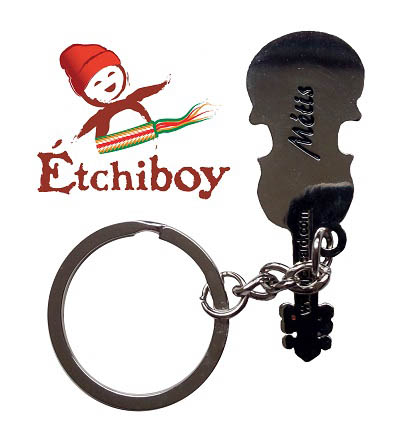 Métis Fiddle Keychain Porte-Clefs Violon Métis 2