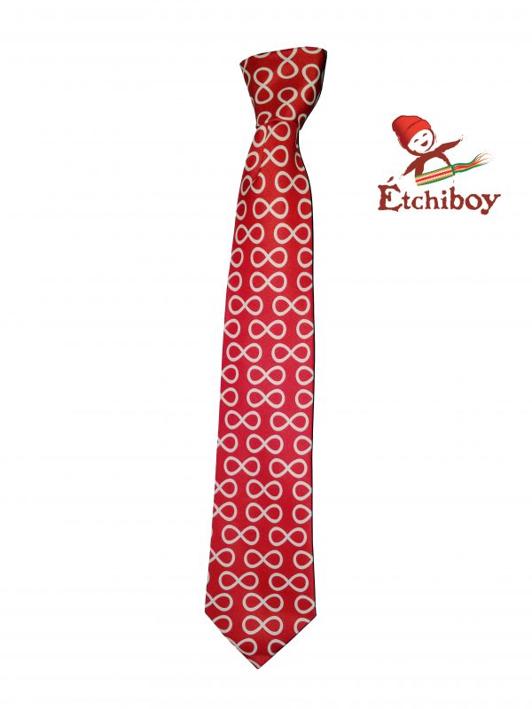 Red Infinities Necktie Cravate Infinis Rouge 1