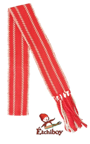 Métis Sash Red Métis Flag Kids Alpaca Ceinture Fléchée Drapeau Métis Rouge Enfants Alpaga