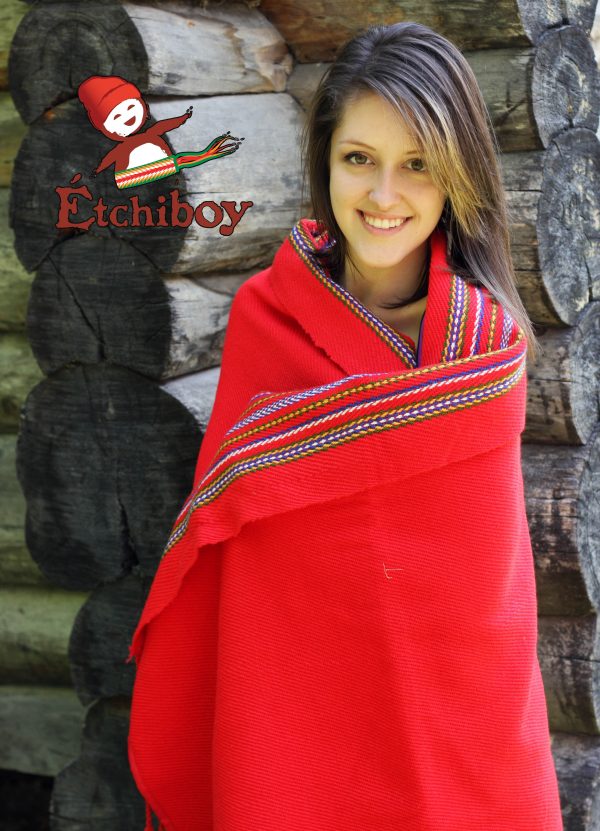 Québec Blanket Shawl Alpaca Couverte Châle Alpaga 1