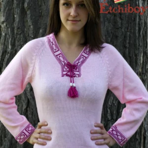 Pink Sweater Chandail Rose