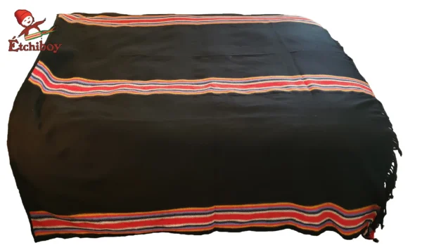 Queen Blanket Dark Times Alpaca Couverte Grande Temps Noir Alpaga