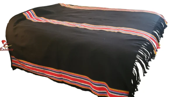 Queen Blanket Dark Times Alpaca Couverte Grande Temps Noir Alpaga