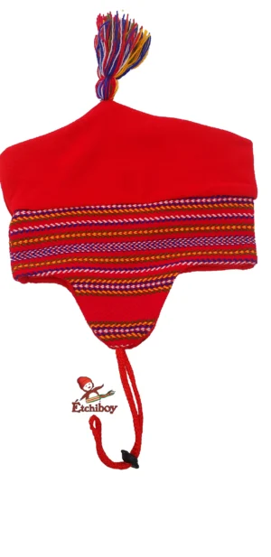 Sash Toque Québec Red Polyester Tuque Ceinture Fléchée Rouge