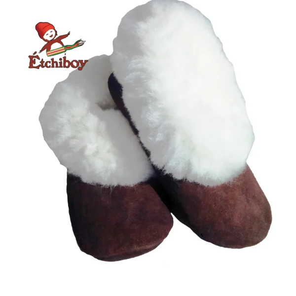 Slippers White Trim Kids Pantoufles Bordure Blanche Pour Enfants