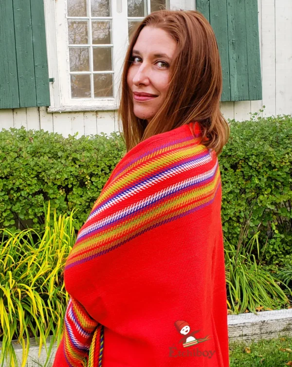 Louis Riel / Coventry Blanket Shawl Alpaca Couverte Châle Alpaga