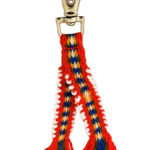 Keychain Québec Alpaca With Beads Porte-clefs Alpaga Avec Perles