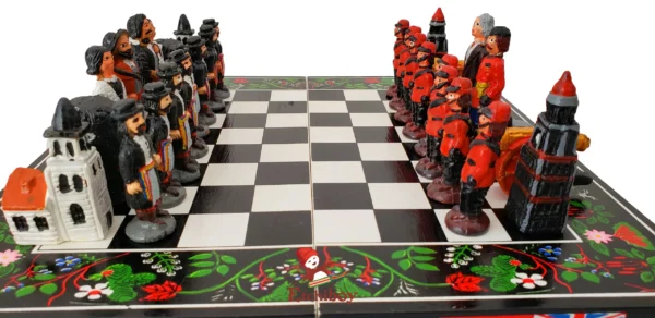 Chess Set Battle of Batoche Jeu D'Échecs Bataille De Batoche