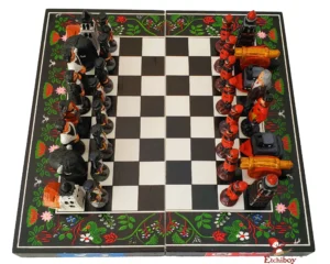 Chess Set Battle of Batoche Jeu D'Échecs Bataille De Batoche