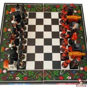 Chess Set Battle of Batoche Jeu D'Échecs Bataille De Batoche