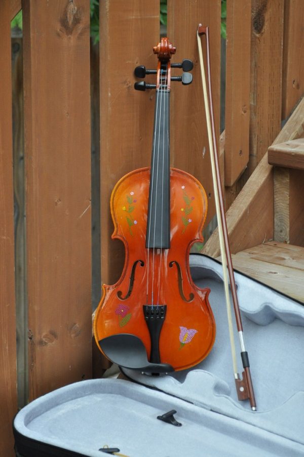 Fiddle With Metis Beadwork Design Violon Avec Dessin de Perlage Metis - Pattern/Modèle -11 1