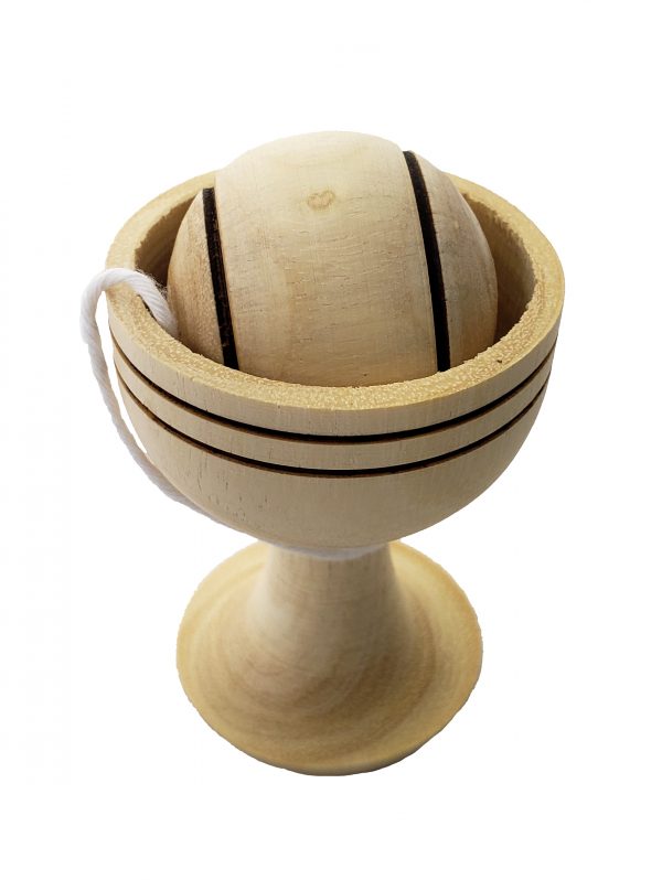 Wooden Ball in a Cup Toy - Bilboquet 1