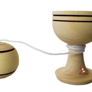 Toy Ball In A Cup Medium Wooden Jouet Bilboquet Moyen En Bois