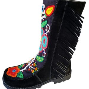 Leather Cuir Boot Botte Perlage Bead Etchiboy
