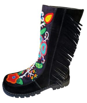 Leather Cuir Boot Botte Perlage Bead Etchiboy