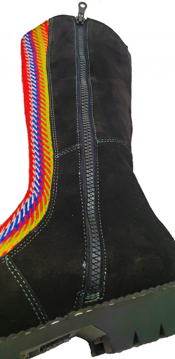 Belle Long Leather Boot With Front Strap Longue Botte Cuir Avec Bande Avant 5