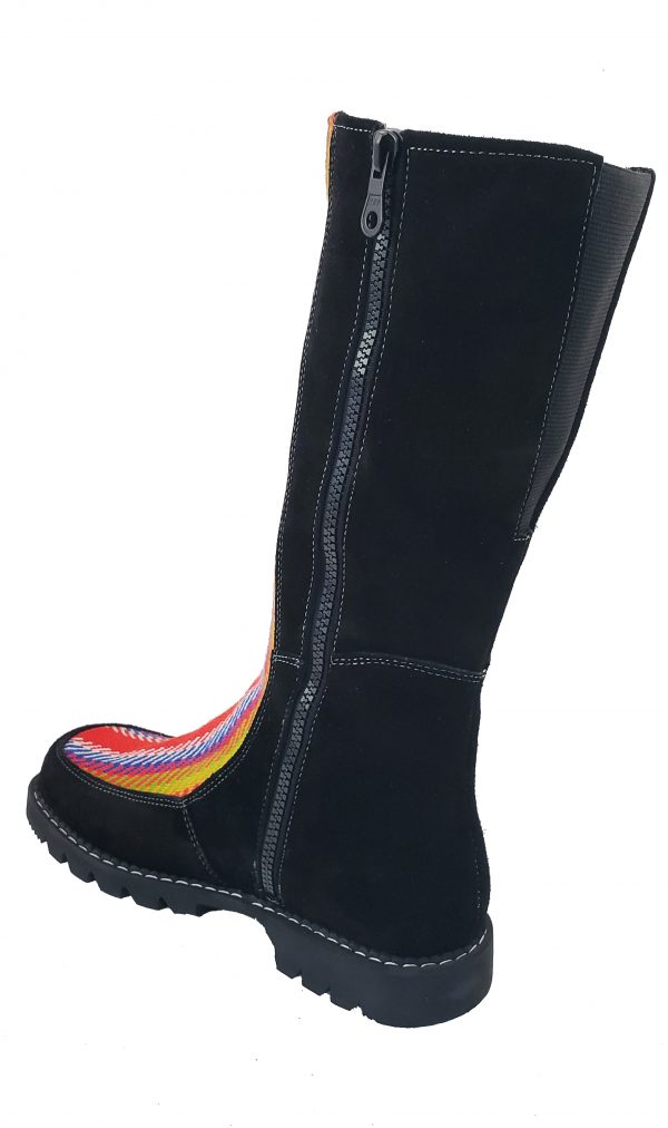 Belle Long Leather Boot With Front Strap Longue Botte Cuir Avec Bande Avant 9