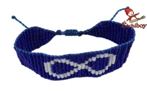 Bracelet Métis Blue Beaded Bleu Perlé