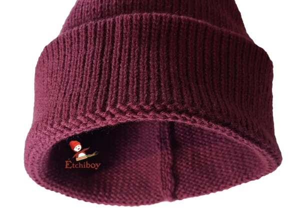 Voyageur Toque Wine Red Alpaca Tuque Voyageur Rouge Vin Alpaga