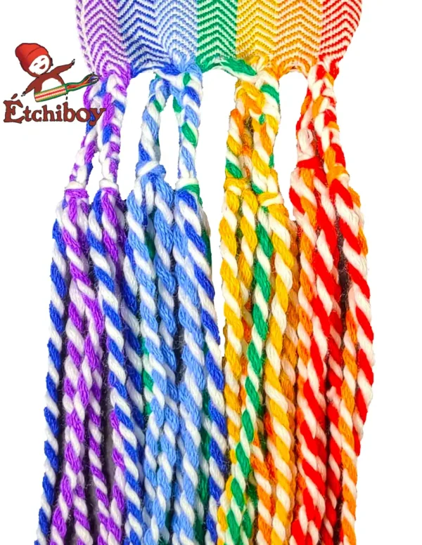 Métis Sash Rainbow Medium Alpaca Ceinture Fléchée Arc-En-Ciel Moyenne Alpaga