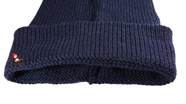 Voyageur Toque Navy Blue Alpaca Tuque Voyageur Bleue Marine Alpaga