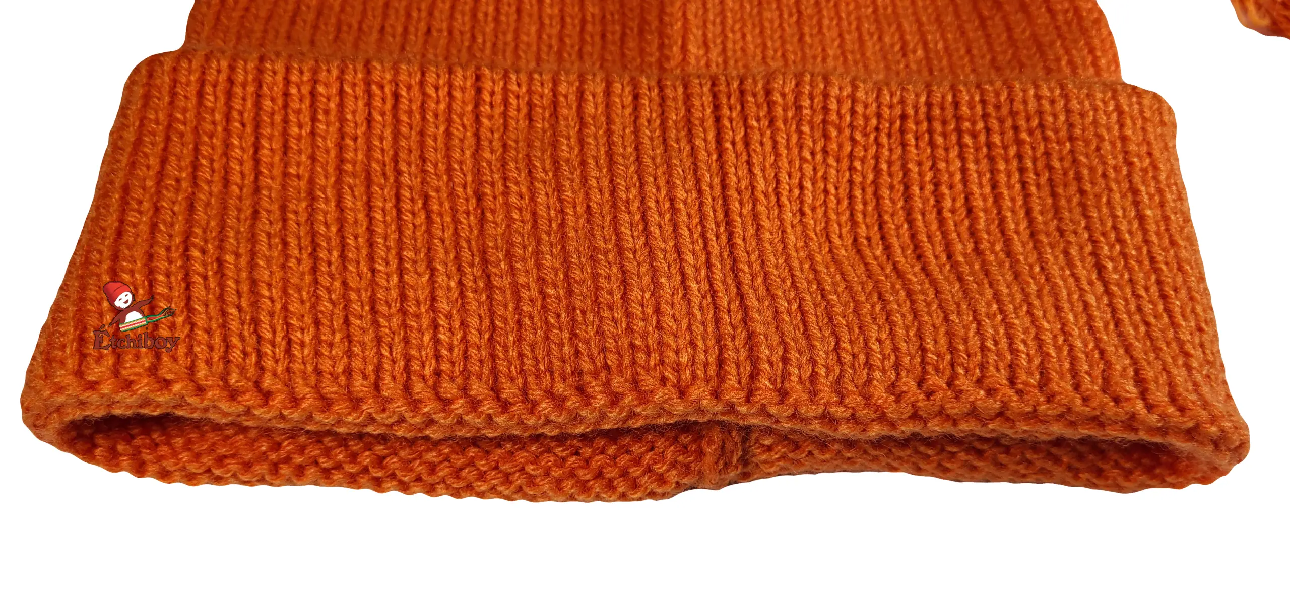 Voyageur Toque Orange Alpaca Tuque Voyageur Orange Alpaga