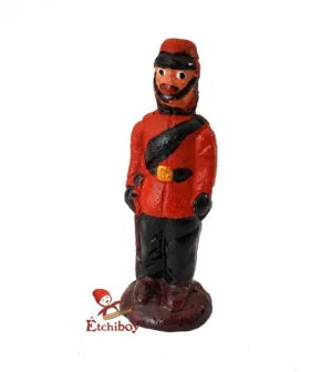 Chess Piece Canadian Militiaman Pawn Pièce d'Échecs Milicien Canadien Pion