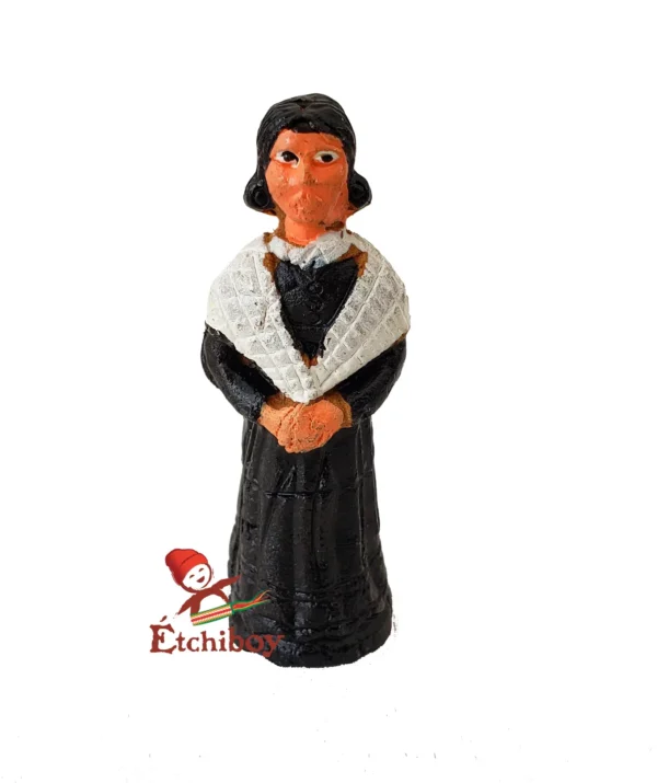 Chess Piece Métis Woman Bishop Pièce d'Échecs Femme Métisse Fou