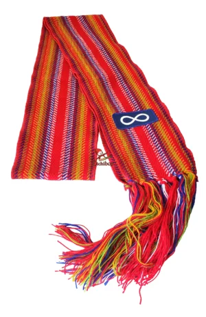 Métis Sash Louis Riel / Coventry Medium Polyester With Métis Patch Ceinture Fléchée Moyenne Avec Écusson Métis