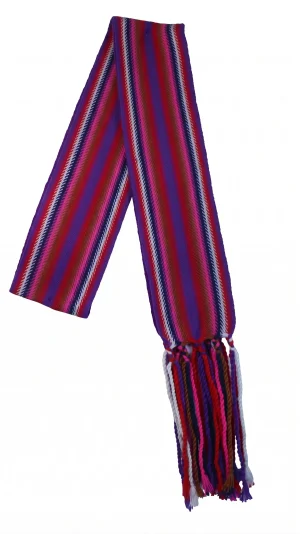 One-of-a-kind Sash Medium Alpaca Ceinture Fléchée Unique Moyenne Alpaga - U217