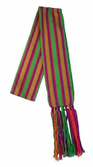 One-of-a-kind Sash Medium Alpaca Ceinture Fléchée Unique Moyenne Alpaga - U218