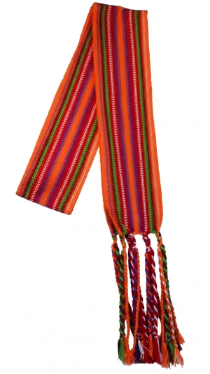 One-of-a-kind Sash Medium Alpaca Ceinture Fléchée Unique Moyenne Alpaga - U219