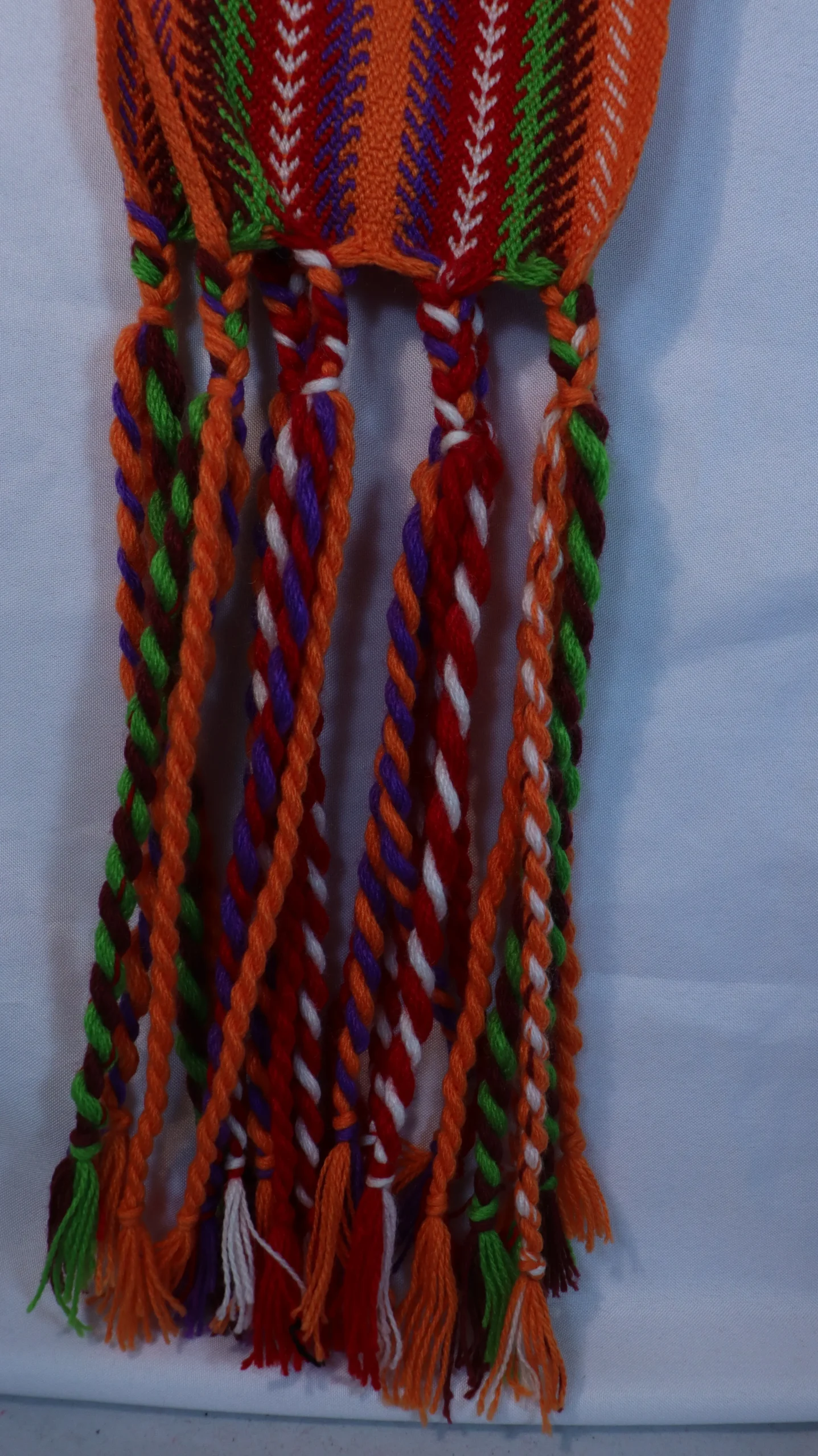 One-of-a-kind Sash Medium Alpaca Ceinture Fléchée Unique Moyenne Alpaga - U219 - Image 3