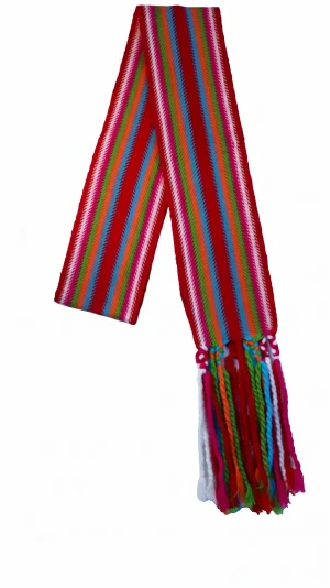 One-of-a-kind Sash Medium Alpaca Ceinture Fléchée Unique Moyenne Alpaga - U221