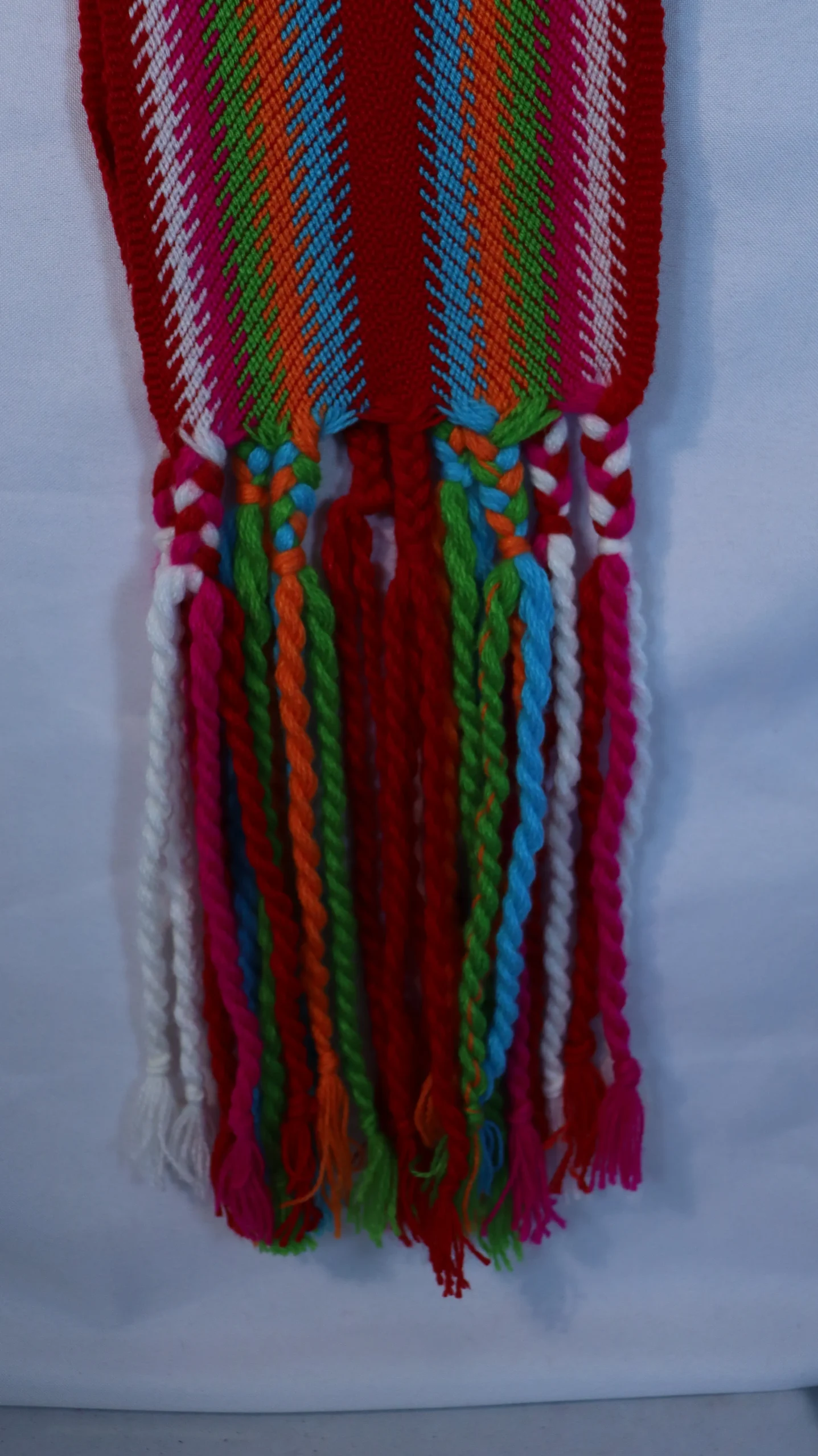 One-of-a-kind Sash Medium Alpaca Ceinture Fléchée Unique Moyenne Alpaga - U221 - Image 3