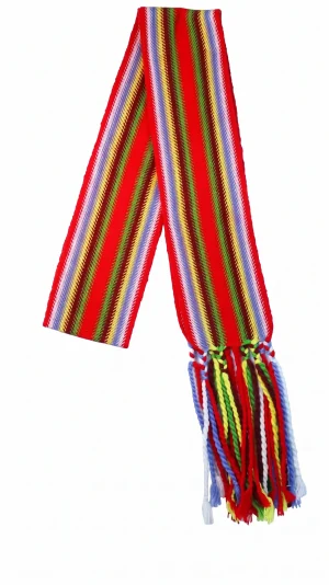 One-of-a-kind Sash Medium Alpaca Ceinture Fléchée Unique Moyenne Alpaga - U223