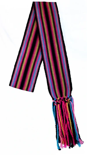 One-of-a-kind Sash Medium Alpaca Ceinture Fléchée Unique Moyenne Alpaga - U227