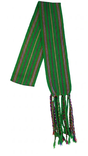 One-of-a-kind Sash Medium Alpaca Ceinture Fléchée Unique Moyenne Alpaga - U228