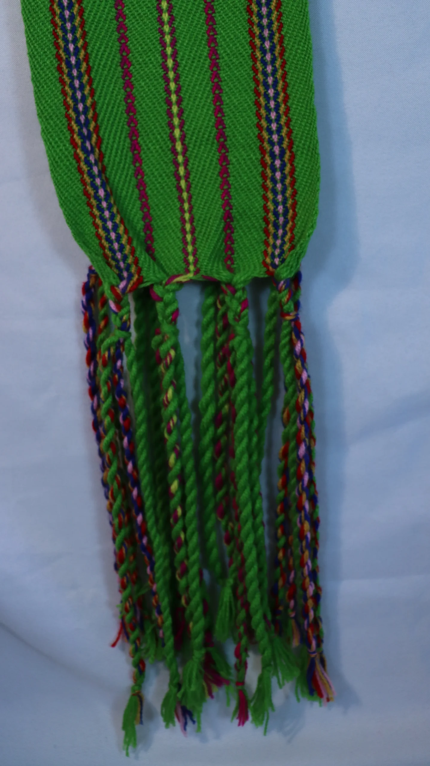 One-of-a-kind Sash Medium Alpaca Ceinture Fléchée Unique Moyenne Alpaga - U228 - Image 3