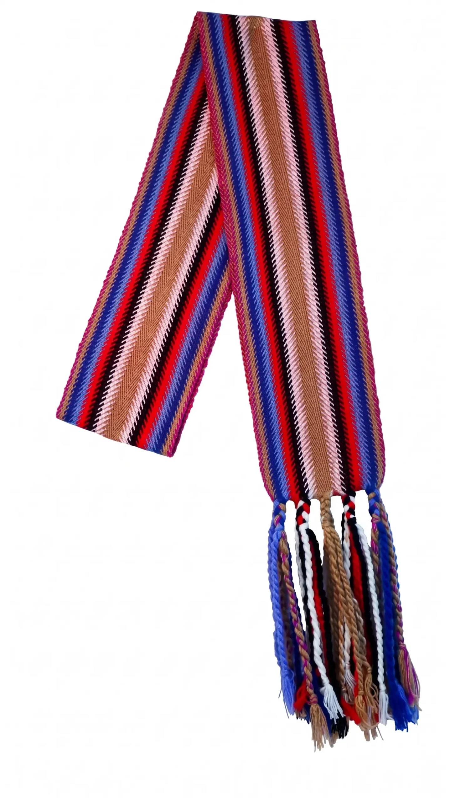 One-of-a-kind Sash Medium Alpaca Ceinture Fléchée Unique Moyenne Alpaga - U229