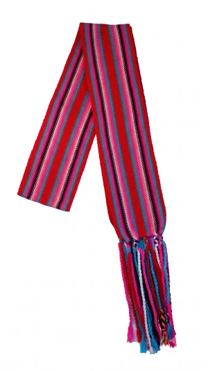One-of-a-kind Sash Medium Alpaca Ceinture Fléchée Unique Moyenne Alpaga - U234