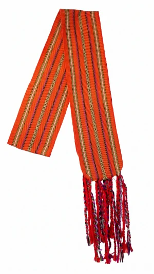 One-of-a-kind Sash Medium Alpaca Ceinture Fléchée Unique Moyenne Alpaga - U244