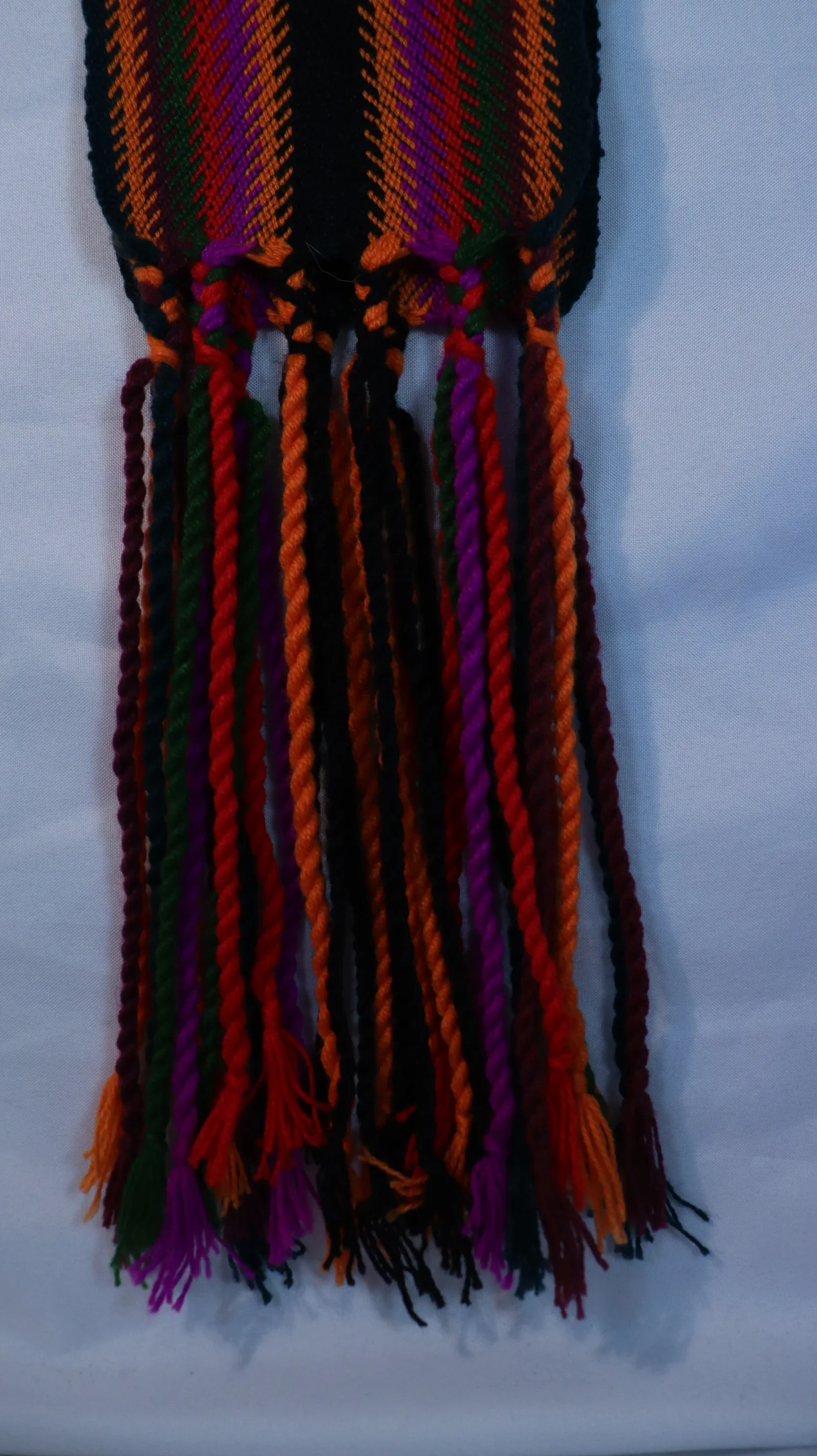 One-of-a-kind Sash Medium Alpaca Ceinture Fléchée Unique Moyenne Alpaga - U245 - Image 3