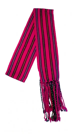 One-of-a-kind Sash Medium Alpaca Ceinture Fléchée Unique Moyenne Alpaga - U255