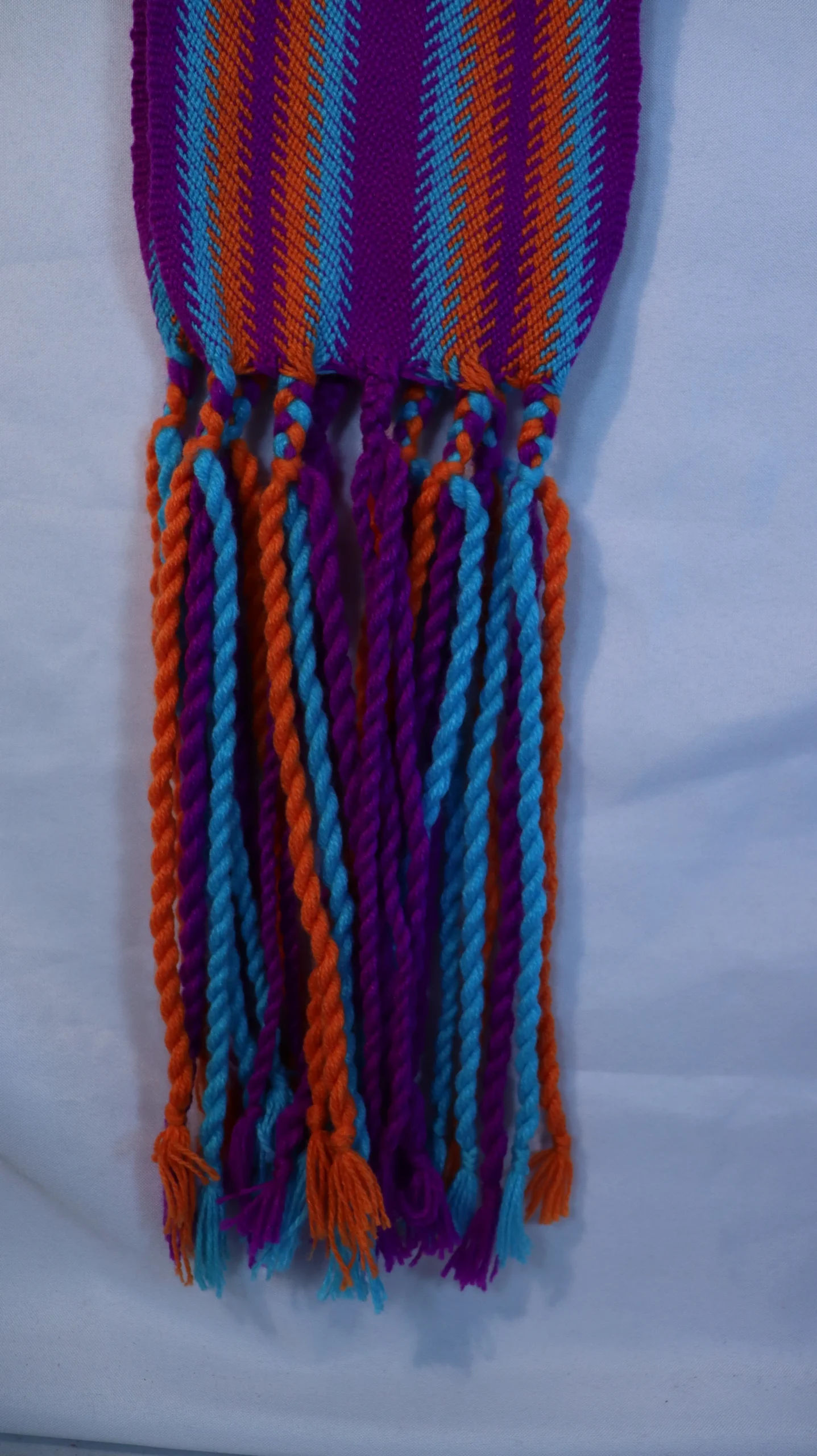 One-of-a-kind Sash Medium Alpaca Ceinture Fléchée Unique Moyenne Alpaga - U259 - Image 3