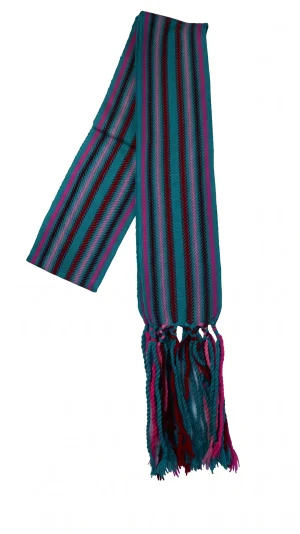 One-of-a-kind Sash Medium Alpaca Ceinture Fléchée Unique Moyenne Alpaga - U275